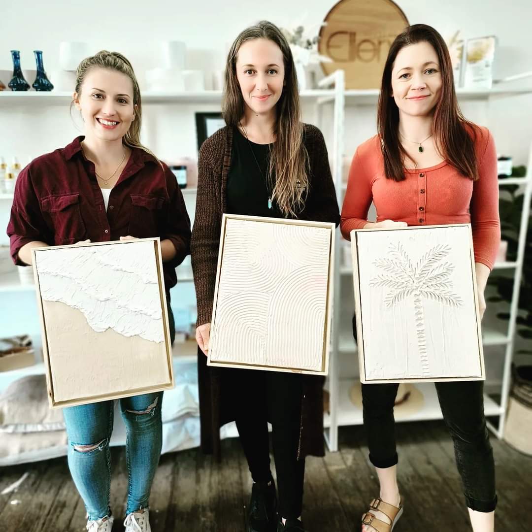 INTRODUCTION TO TEXTURED ART WORKSHOP 18th February 11am Central Coast, NSW
