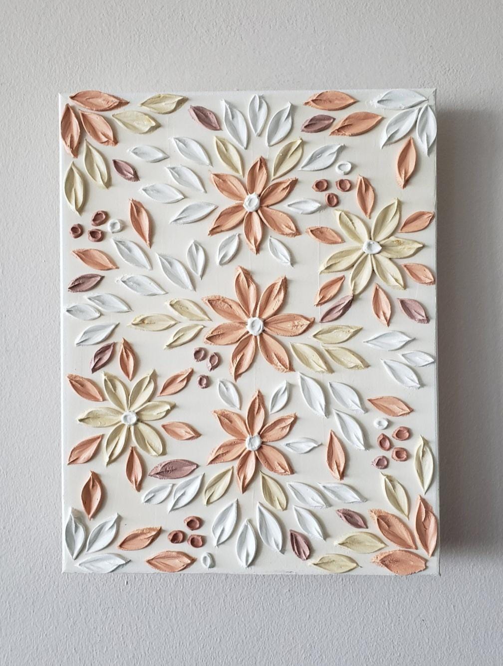 INTRODUCTION TO TEXTURED FLOWER ART WORKSHOP 31st May 1pm Central Coast, NSW