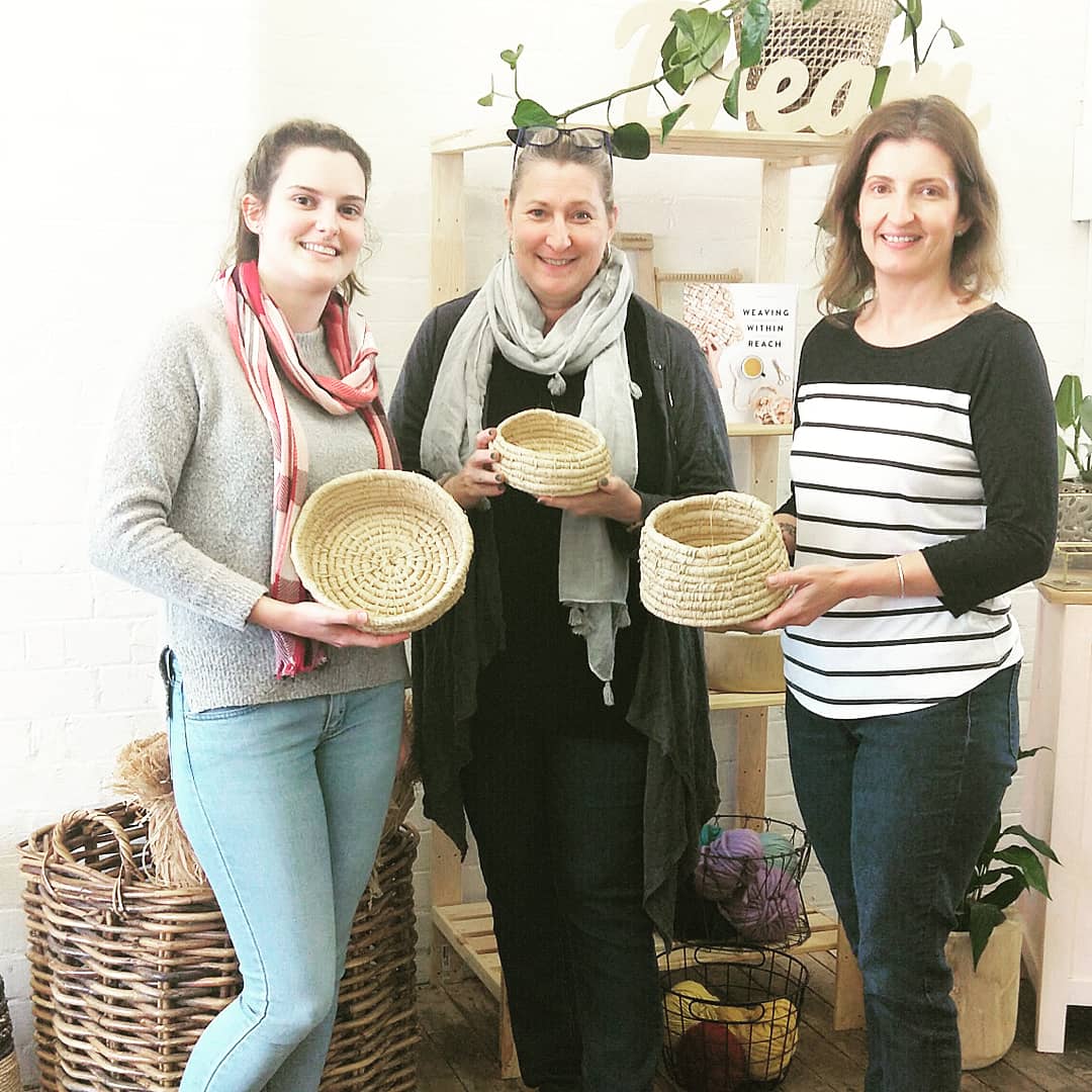 INTRODUCTION TO NATURAL RAFFIA BASKET COILING Workshop 16th March 10am, Central Coast NSW