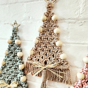 MACRAME CHRISTMAS TREE WORKSHOP 23rd November 10am Central Coast, NSW