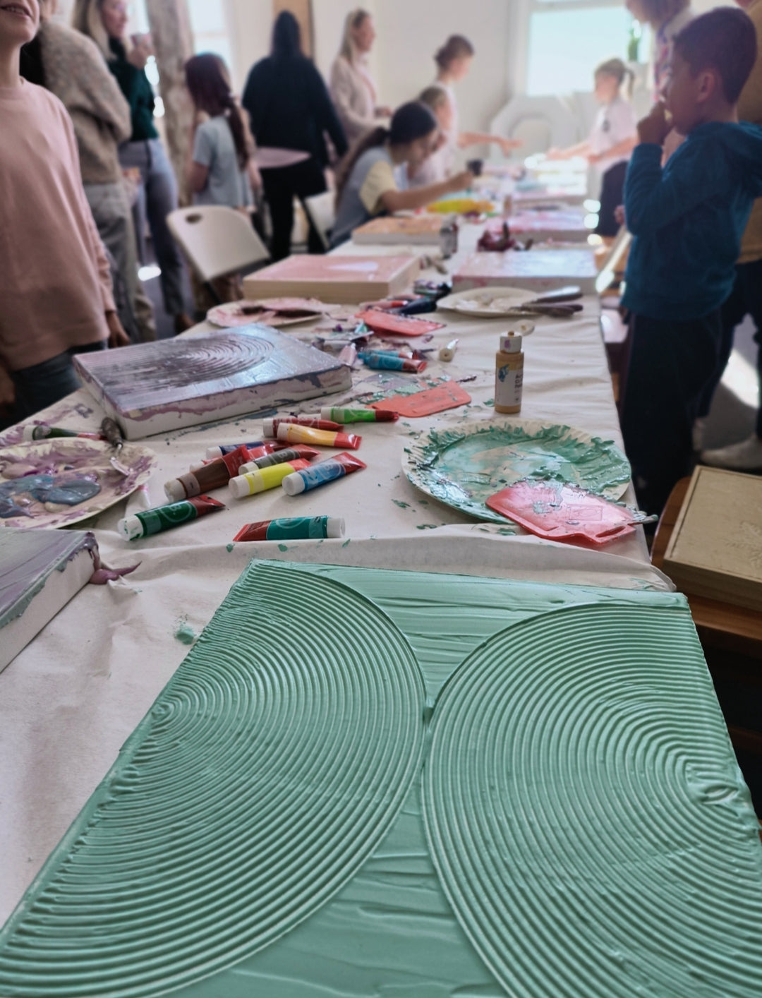 KIDS SCHOOL HOLIDAY Framed Textured Art Workshop 19th January Central Coast, NSW