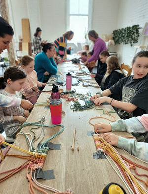 KIDS SCHOOL HOLIDAY MACRAME WORKSHOP 27th September 10am Central Coast, NSW