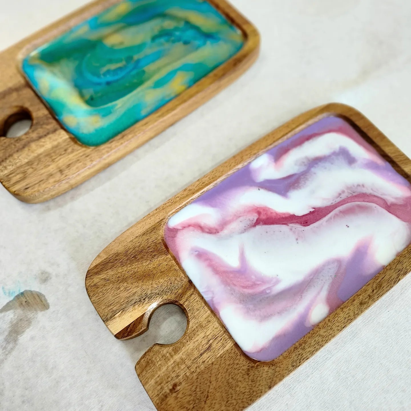 Resin Cheese Board Duo Hamper Workshop 9th December 10am Central Coast, NSW