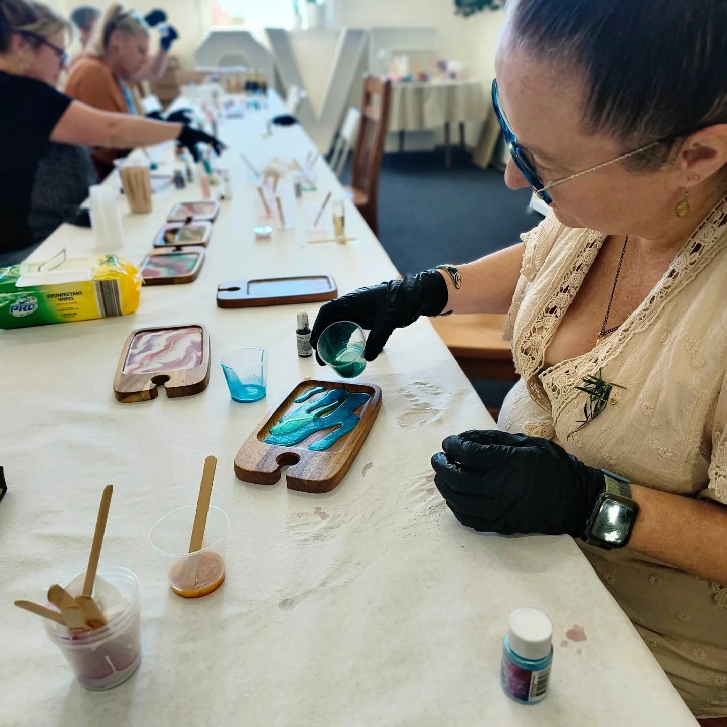 Resin Cheese Board Duo Hamper Workshop 9th December 10am Central Coast, NSW