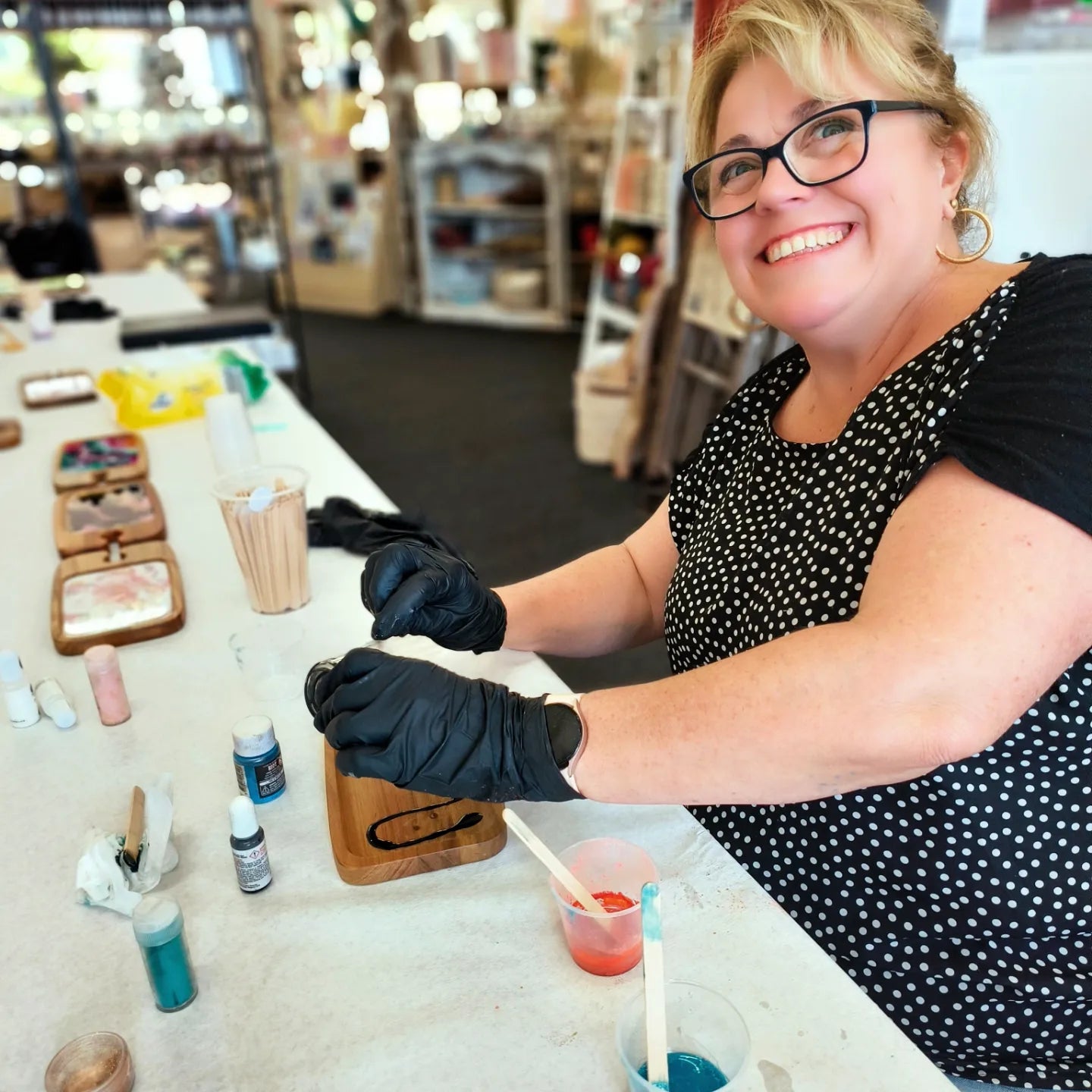 Resin Cheese Board Duo Hamper Workshop 9th December 10am Central Coast, NSW