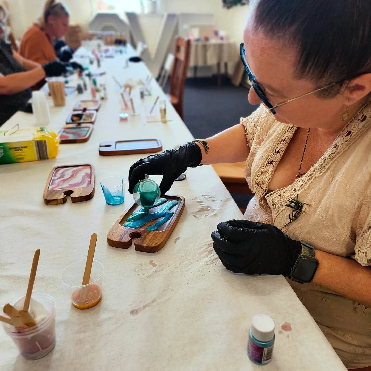 Resin Cheese Board Duo Hamper Workshop 9th December 10am Central Coast, NSW