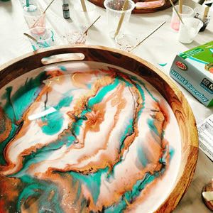 KIDS CERAMIC RESIN TRAY WORKSHOP 17th July 12pm Central Coast, NSW