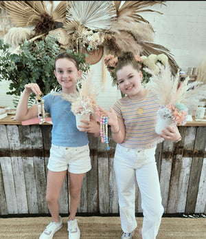 KIDS SCHOOL HOLIDAY MINI FLOWER POT ARRANGEMENT 25th April 10am Central Coast, NSW