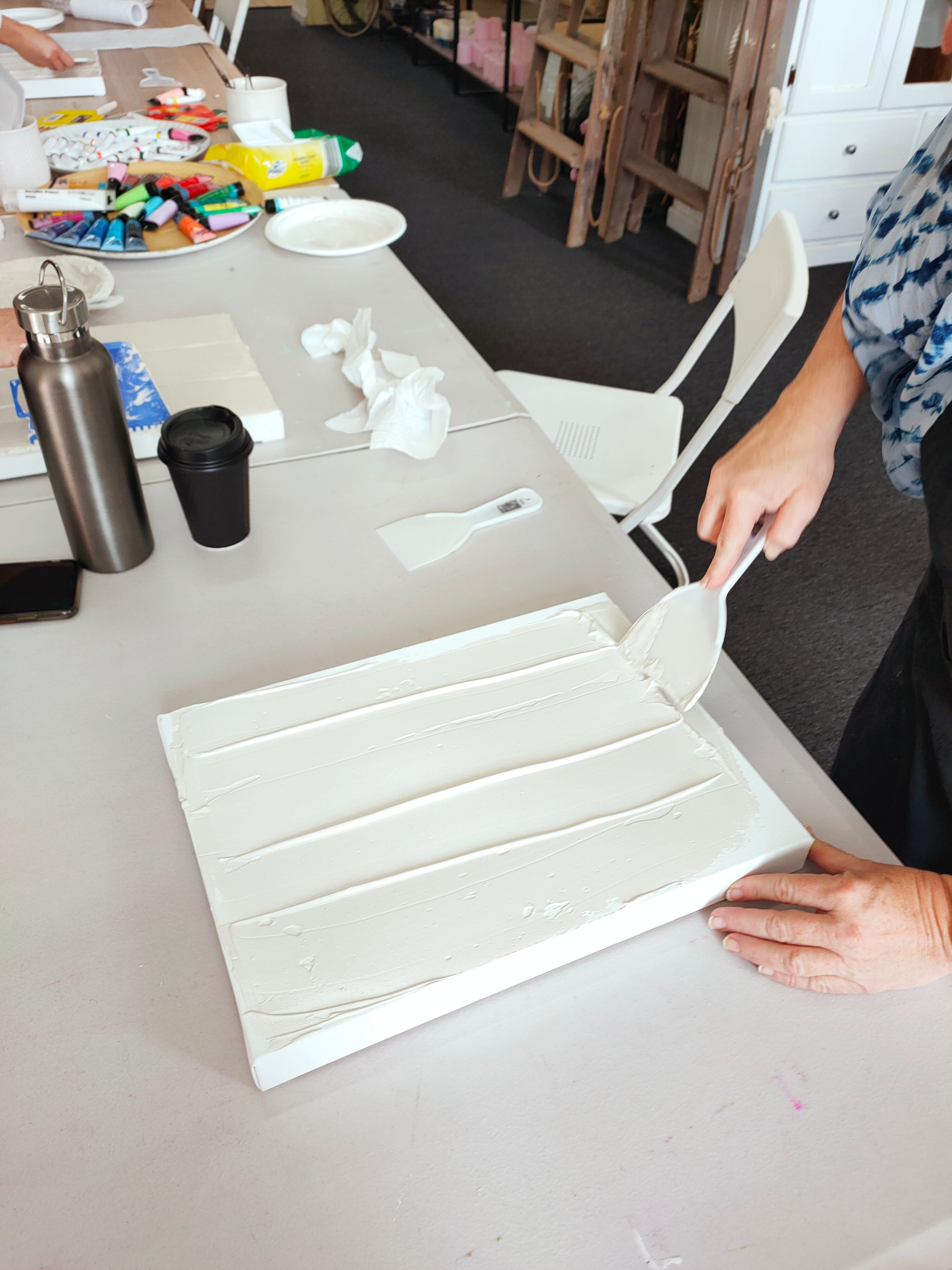 KIDS SCHOOL HOLIDAY Framed Textured Art Workshop 19th January Central Coast, NSW