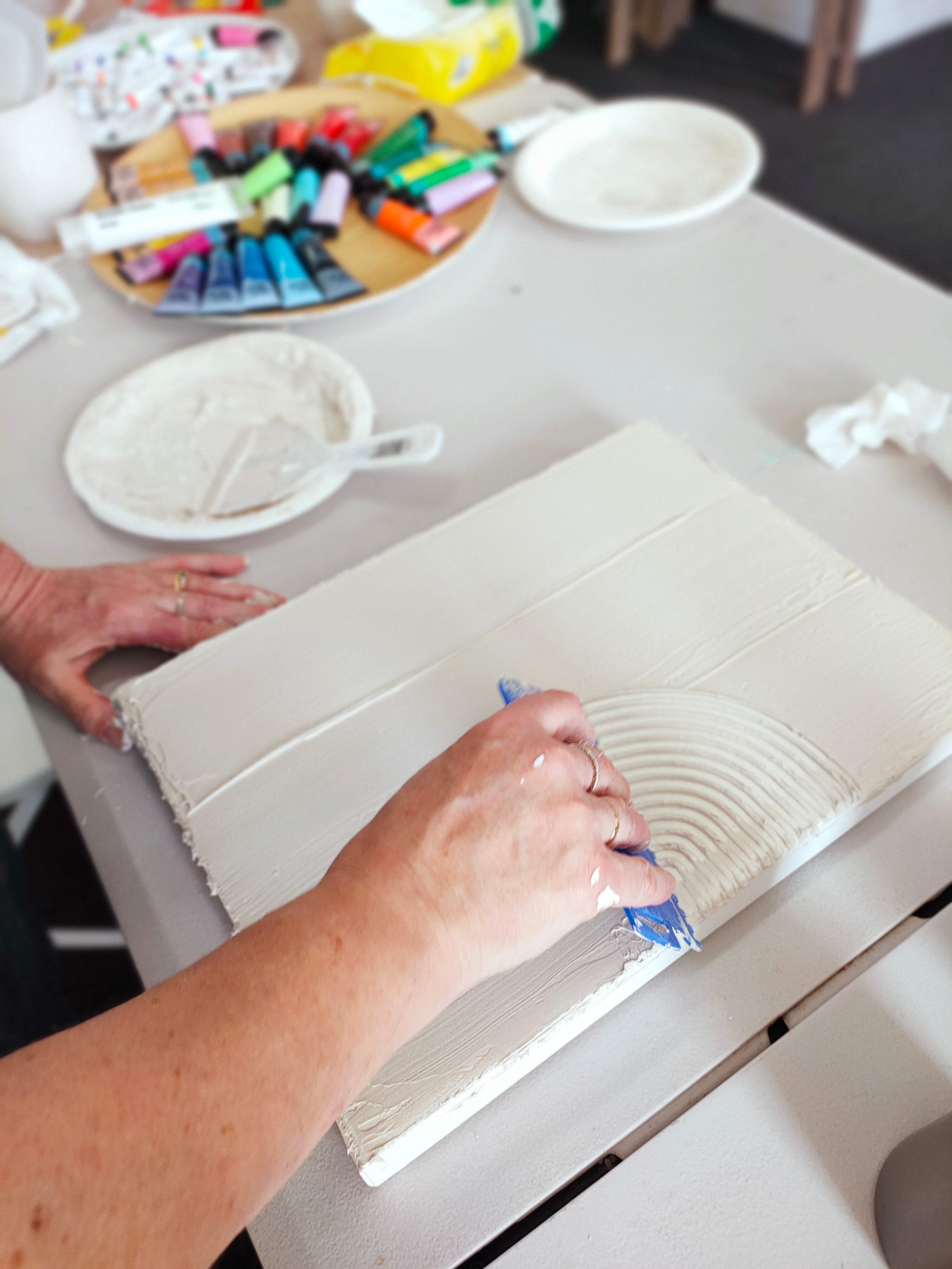 KIDS SCHOOL HOLIDAY Framed Textured Art Workshop 19th January Central Coast, NSW