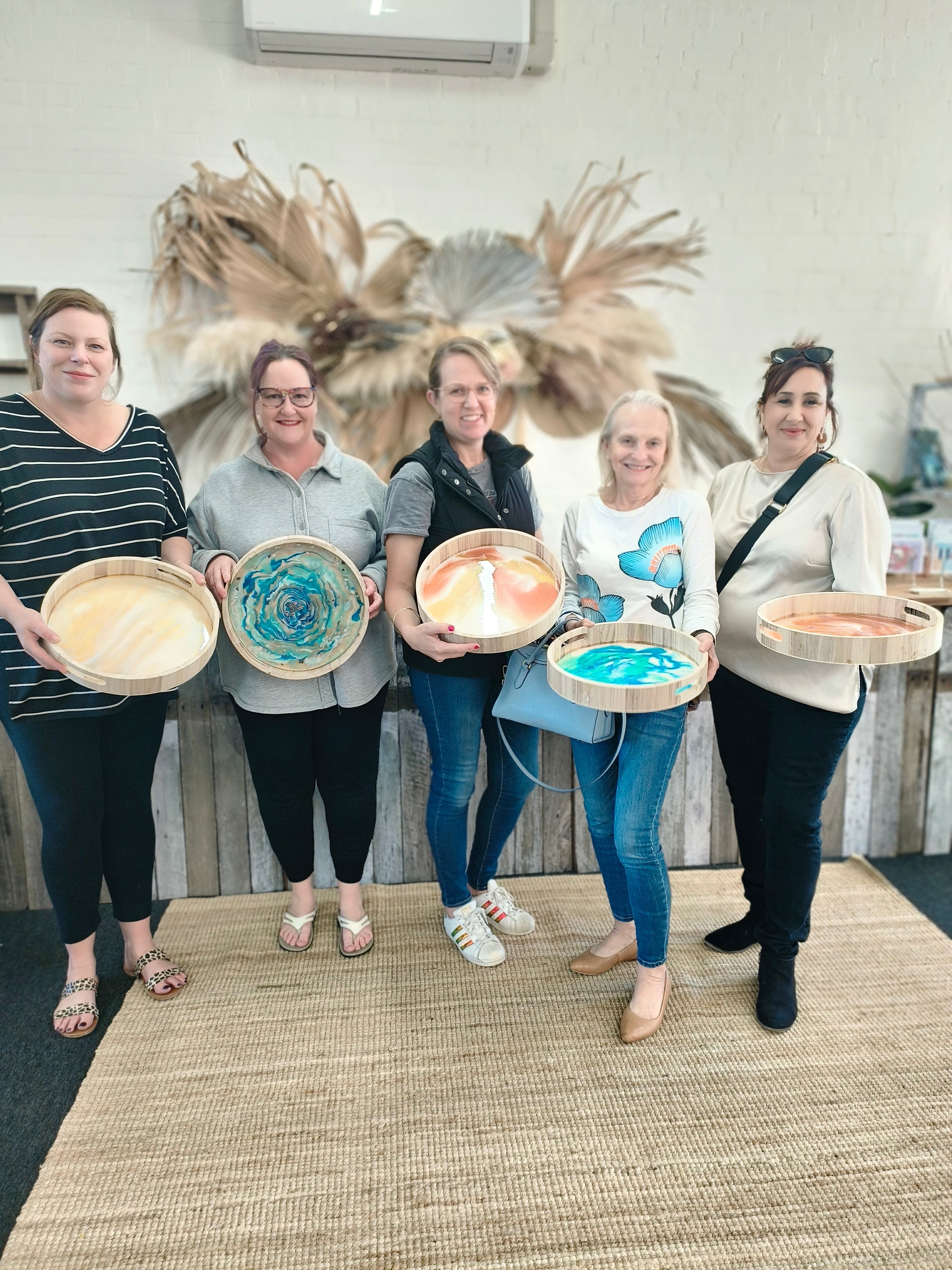 RESIN ROUND TRAY WORKSHOP 10th March 10am Central Coast, NSW