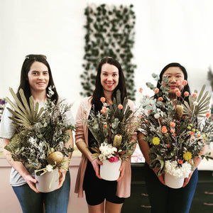 Dried & Preserved Flower Arrangement Workshop 15th July 10am Central Coast, NSW