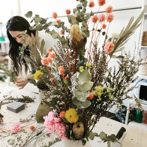 Dried & Preserved Flower Arrangement Workshop 15th July 10am Central Coast, NSW