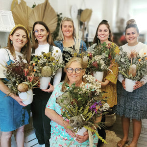 Dried & Preserved Flower Arrangement Workshop 15th July 10am Central Coast, NSW