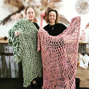 CHUNKY HAND KNITTED THROW WORKSHOP 30th March Central Coast, NSW