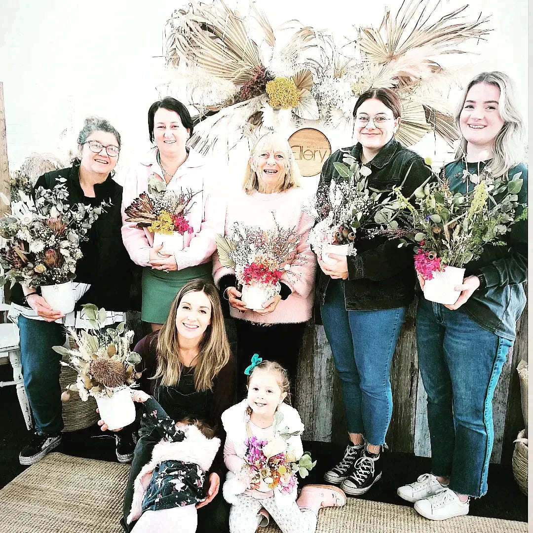 Dried & Preserved Flower Arrangement Workshop 15th July 10am Central Coast, NSW