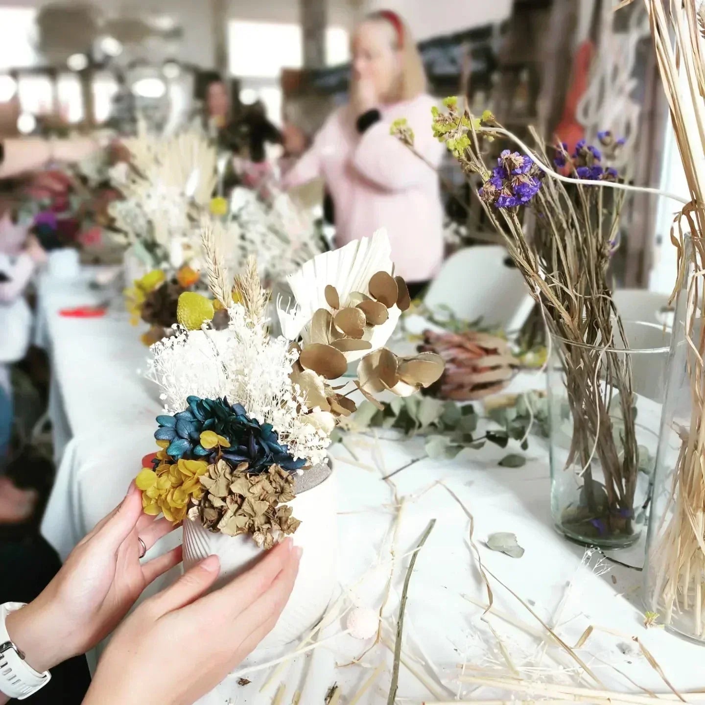 Dried & Preserved Flower Arrangement Workshop 15th July 10am Central Coast, NSW