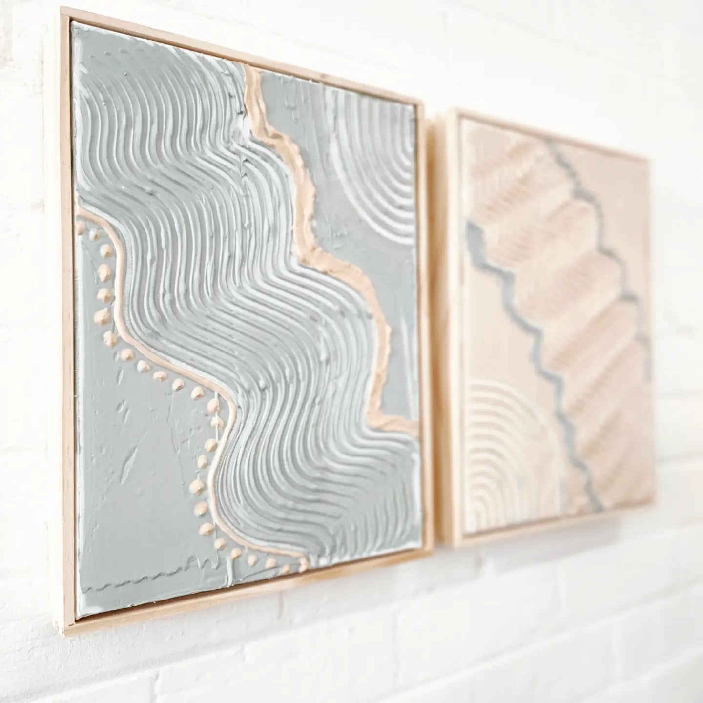 Framed Textured Art Duo Workshop 20th May 10am Central Coast, NSW