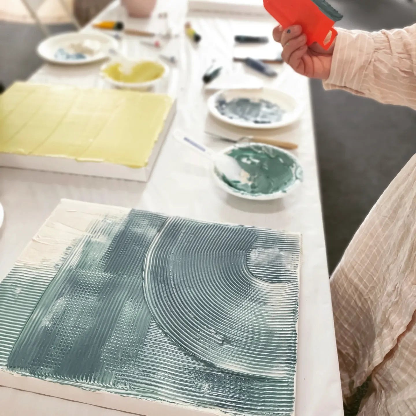 KIDS SCHOOL HOLIDAY Framed Textured Art Workshop 19th January Central Coast, NSW
