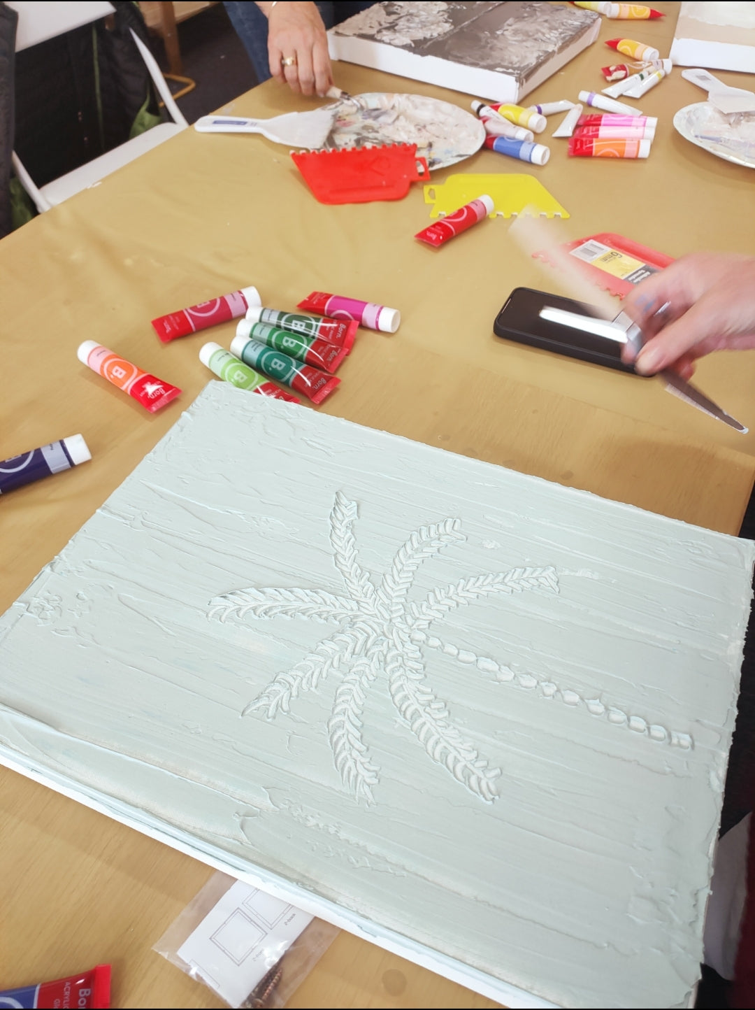 KIDS SCHOOL HOLIDAY Framed Textured Art Workshop 19th January Central Coast, NSW