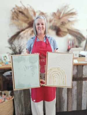 KIDS SCHOOL HOLIDAY Framed Textured Art Workshop 19th January Central Coast, NSW