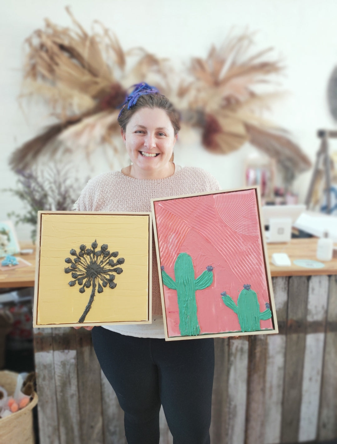 KIDS SCHOOL HOLIDAY Framed Textured Art Workshop 19th January Central Coast, NSW