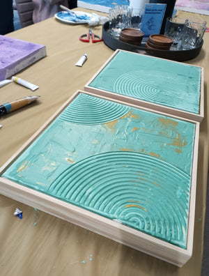 KIDS SCHOOL HOLIDAY Framed Textured Art Workshop 19th January Central Coast, NSW