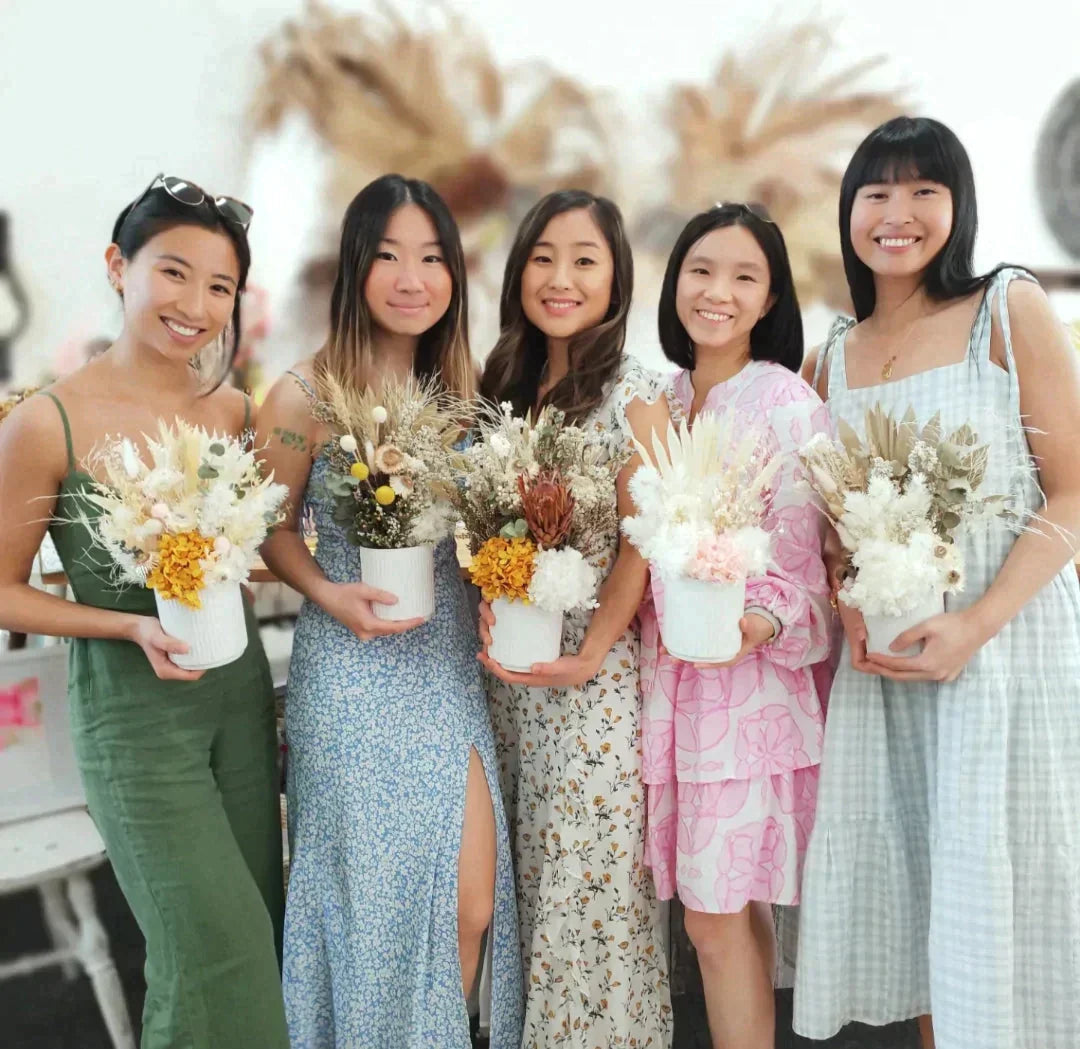 Dried & Preserved Flower Arrangement Workshop 15th July 10am Central Coast, NSW