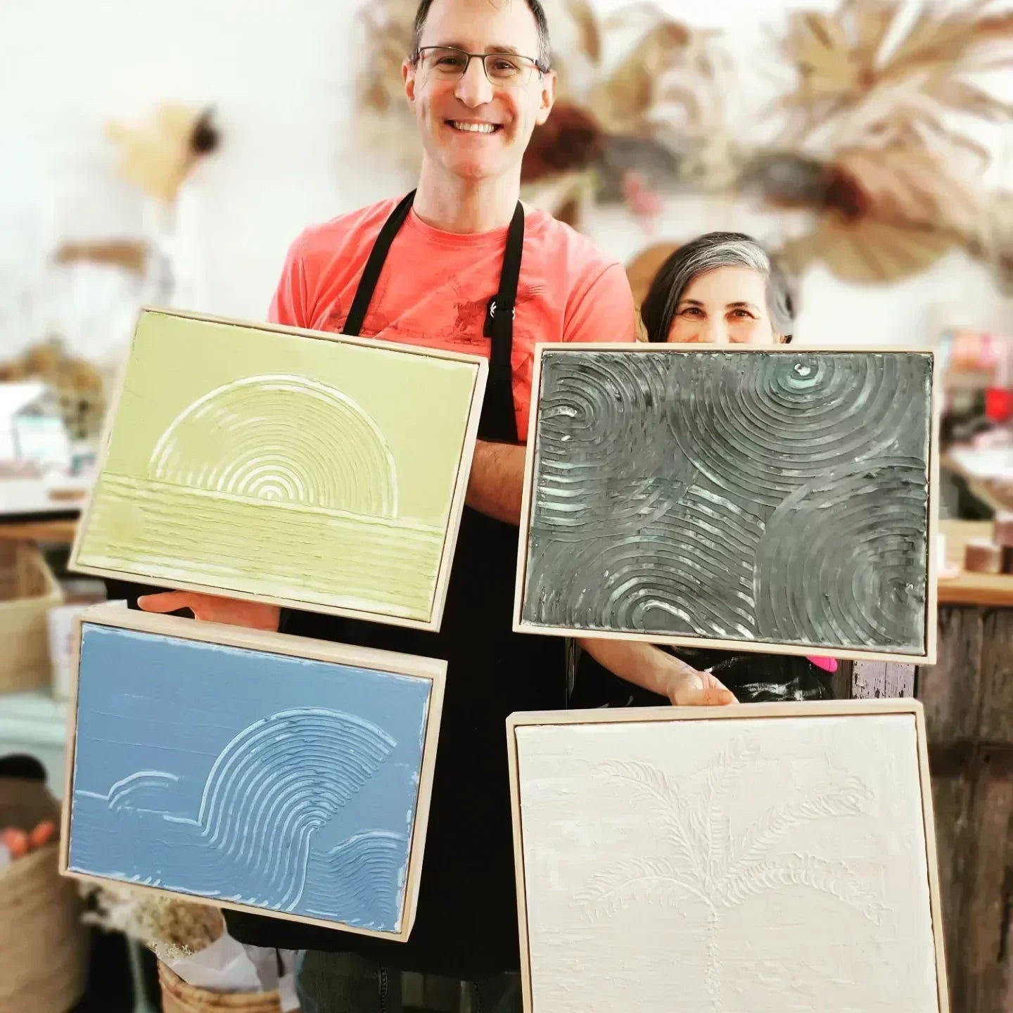 KIDS SCHOOL HOLIDAY Framed Textured Art Workshop 19th January Central Coast, NSW
