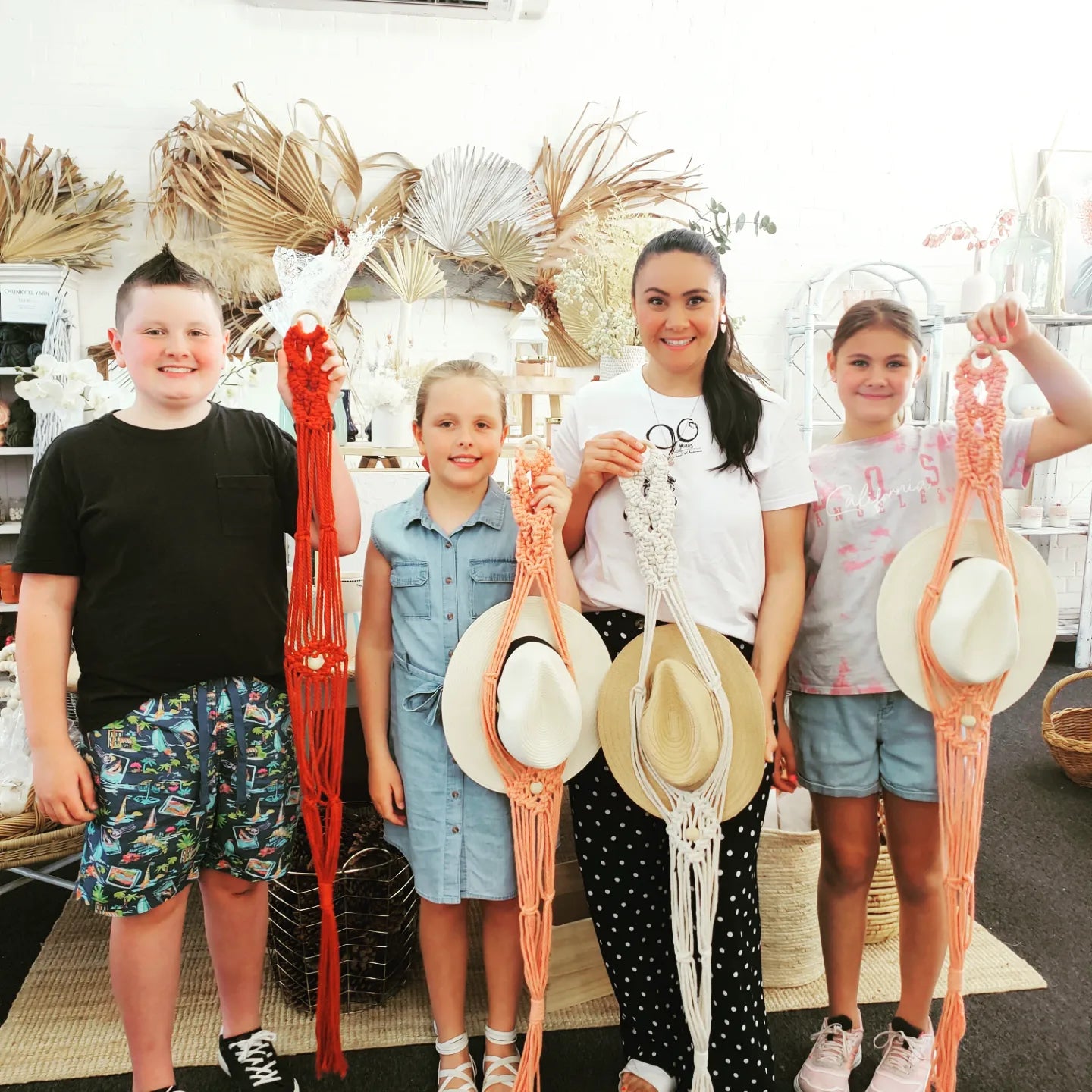 Macrame Hat Hanger Workshop 22nd June 1pm Central Coast, NSW