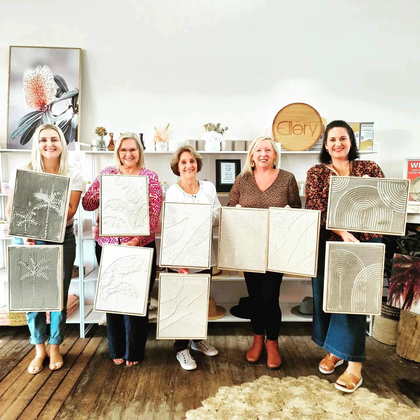 KIDS SCHOOL HOLIDAY Framed Textured Art Workshop 19th January Central Coast, NSW