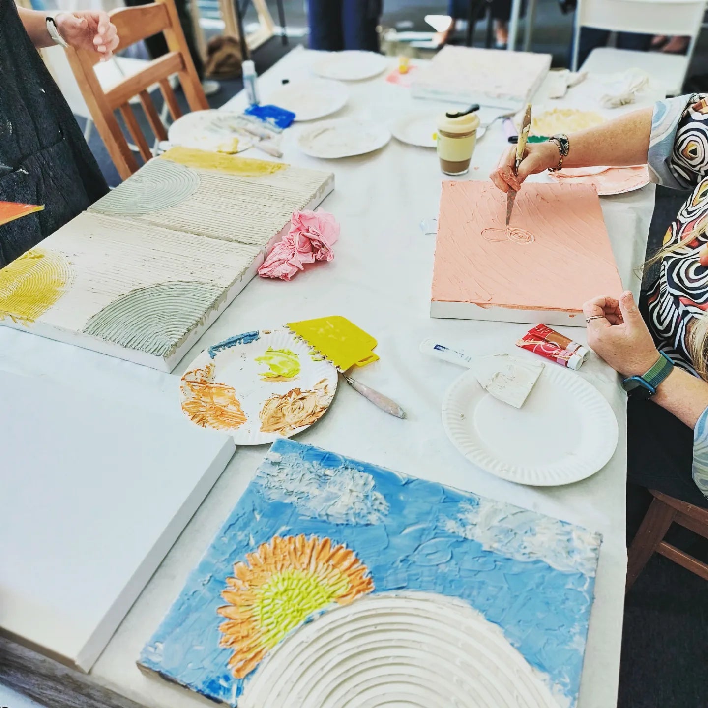 KIDS SCHOOL HOLIDAY Framed Textured Art Workshop 19th January Central Coast, NSW