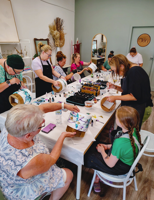 INTRODUCTION TO ALCOHOL INK DRUM POT WORKSHOP 22nd March 1pm Central Coast, NSW