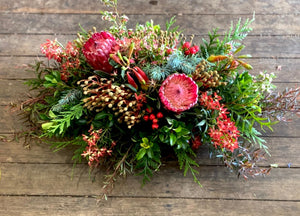 AUSTRALIAN CHRISTMAS TABLE ARRANGEMENT WORKSHOP 20th December 1pm Central Coast, NSW