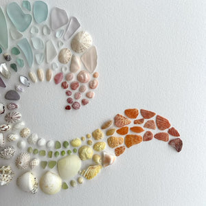 SEA GLASS FRAMED ART WORKSHOP 27th April 10am Central Coast, NSW