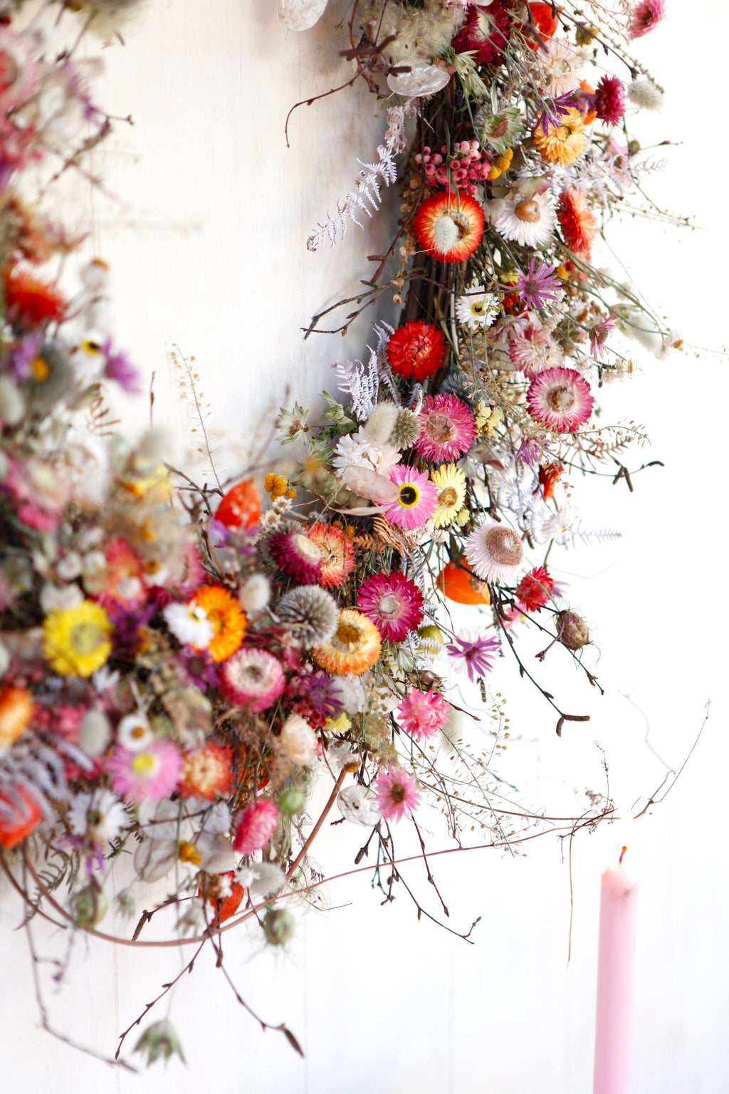 AUTUMN EVERLASTING FLOWER WREATH WORKSHOP 5th May 1pm Central Coast, NSW