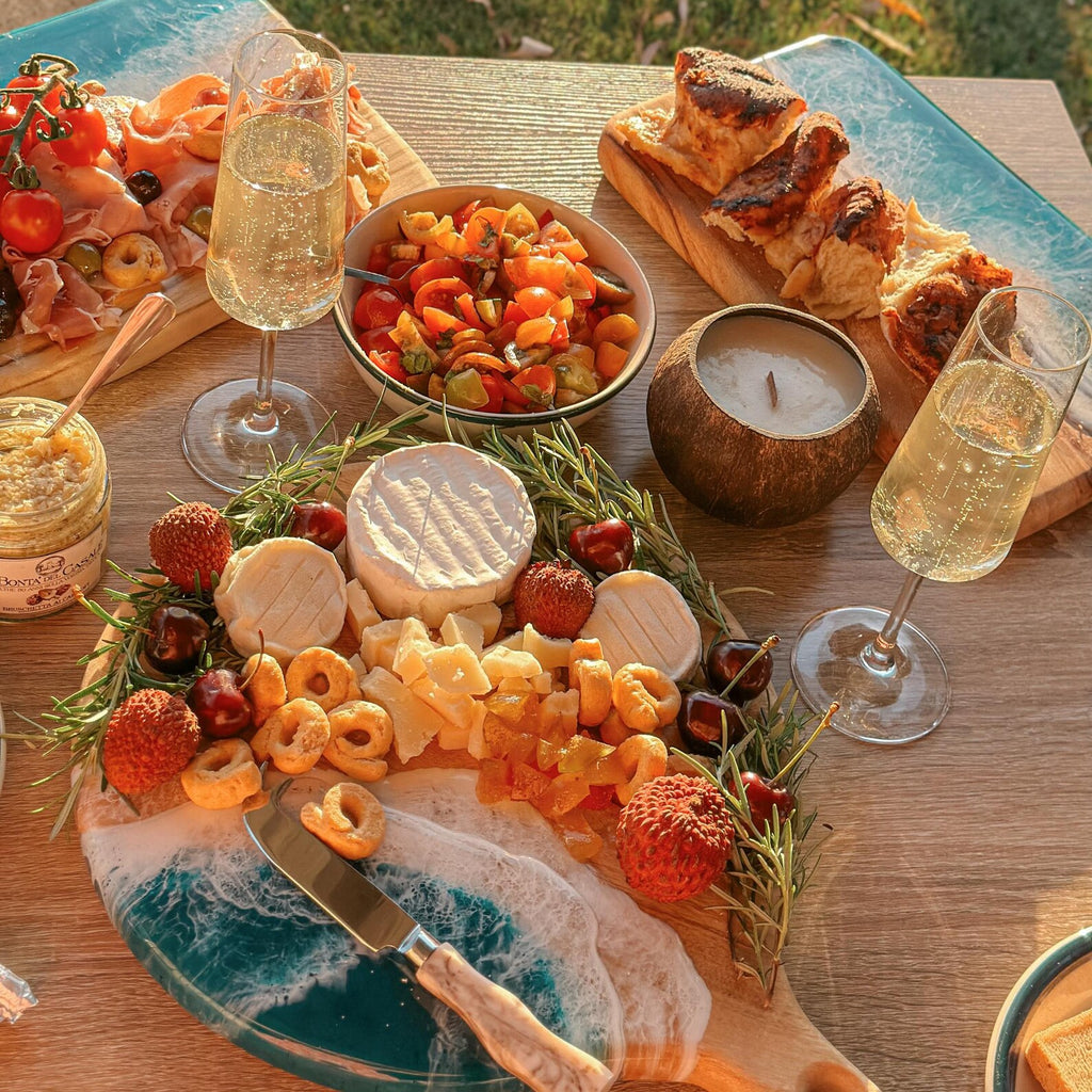 RESIN CHARCUTERIE BOARD & KNIFE SET WORKSHOP 6th December 1pm Central Coast, NSW