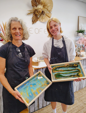 INTRODUCTION TO RESIN TRAY WORKSHOP 6th April 1pm Central Coast, NSW