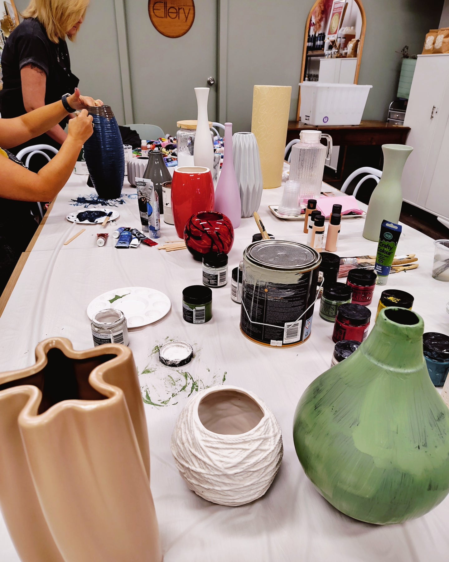 UPCYCLED TEXTURED VASE WORKSHOP 30th March 12pm Central Coast NSW