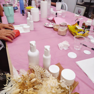 BODY WASH & LOTION + FOOT SCRUB & LIP BALM WORKSHOP 31st May 10am Central Coast, NSW