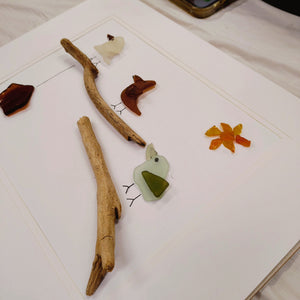 SEA GLASS FRAMED ART WORKSHOP 31st August 10am Central Coast, NSW