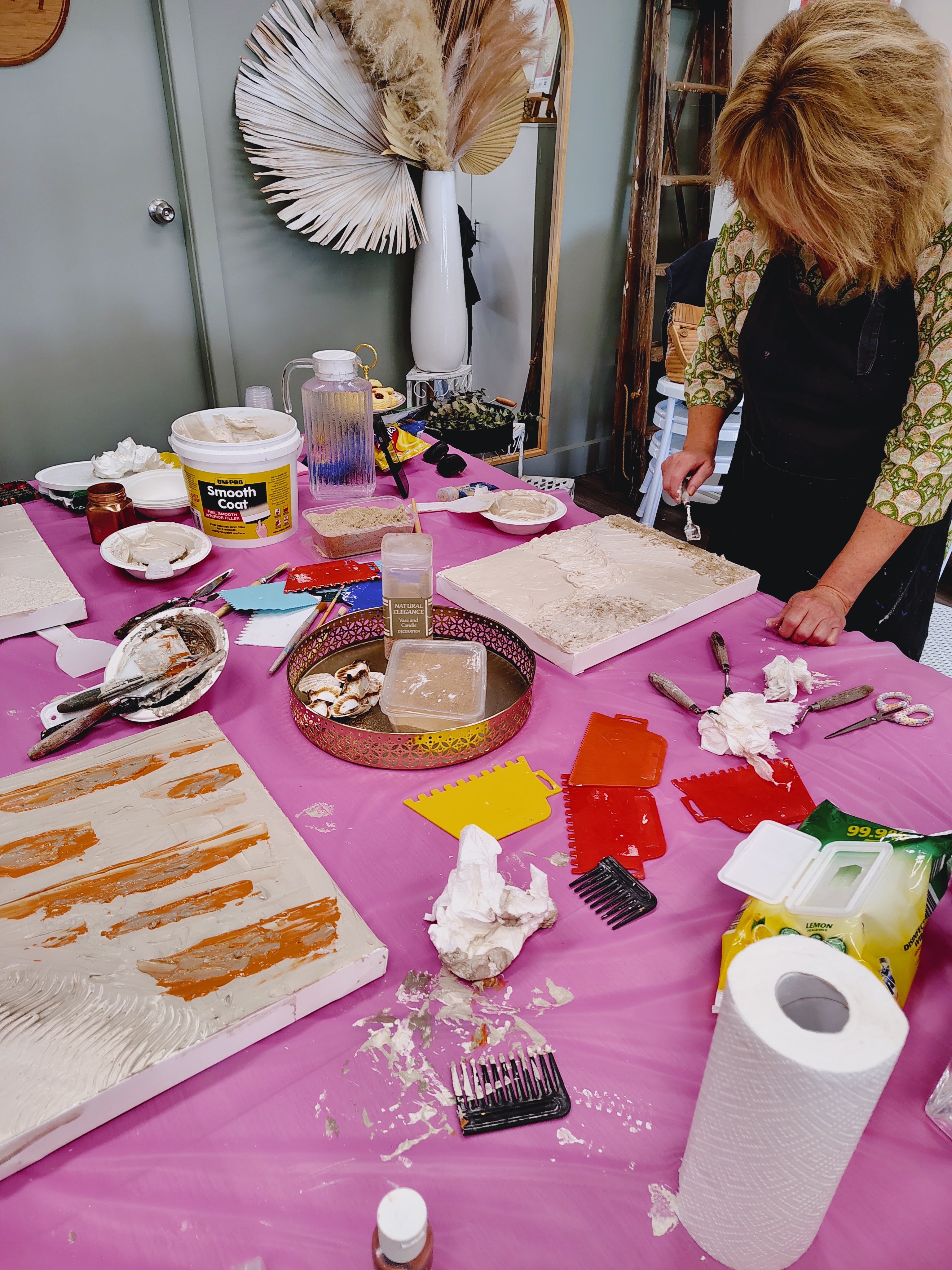 INTRODUCTION TO TEXTURED FLOWER ART WORKSHOP 31st May 1pm Central Coast, NSW