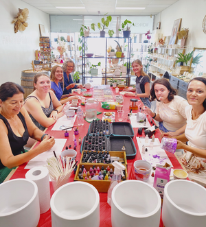 INTRODUCTION TO ALCOHOL INK DRUM POT WORKSHOP 19th April 1pm Central Coast, NSW