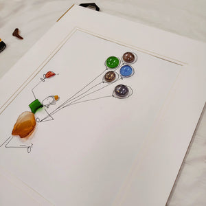 SEA GLASS FRAMED ART WORKSHOP 31st August 10am Central Coast, NSW