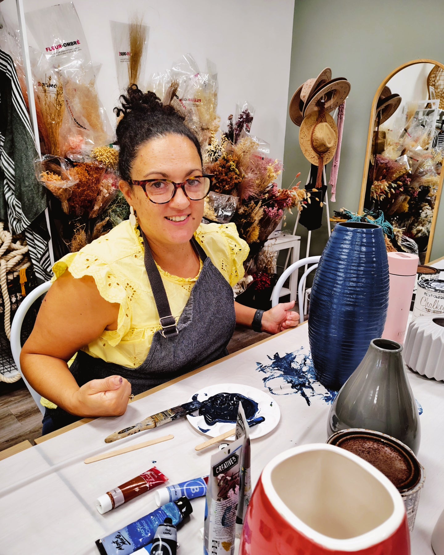 UPCYCLED TEXTURED VASE WORKSHOP 30th March 12pm Central Coast NSW