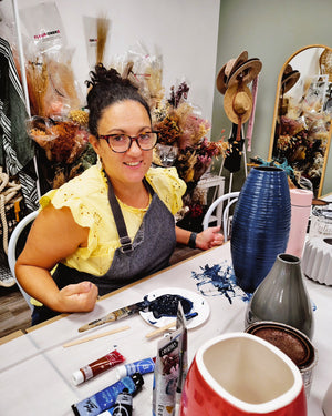 UPCYCLED TEXTURED VASE WORKSHOP 30th March 12pm Central Coast NSW