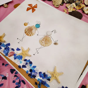SEA GLASS FRAMED ART WORKSHOP 4th May 1pm Central Coast, NSW