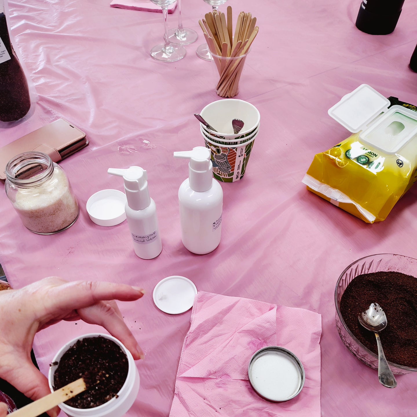 BODY WASH & LOTION + FOOT SCRUB & LIP BALM WORKSHOP 31st May 10am Central Coast, NSW