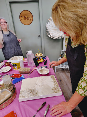 INTRODUCTION TO TEXTURED FLOWER ART WORKSHOP 31st May 1pm Central Coast, NSW