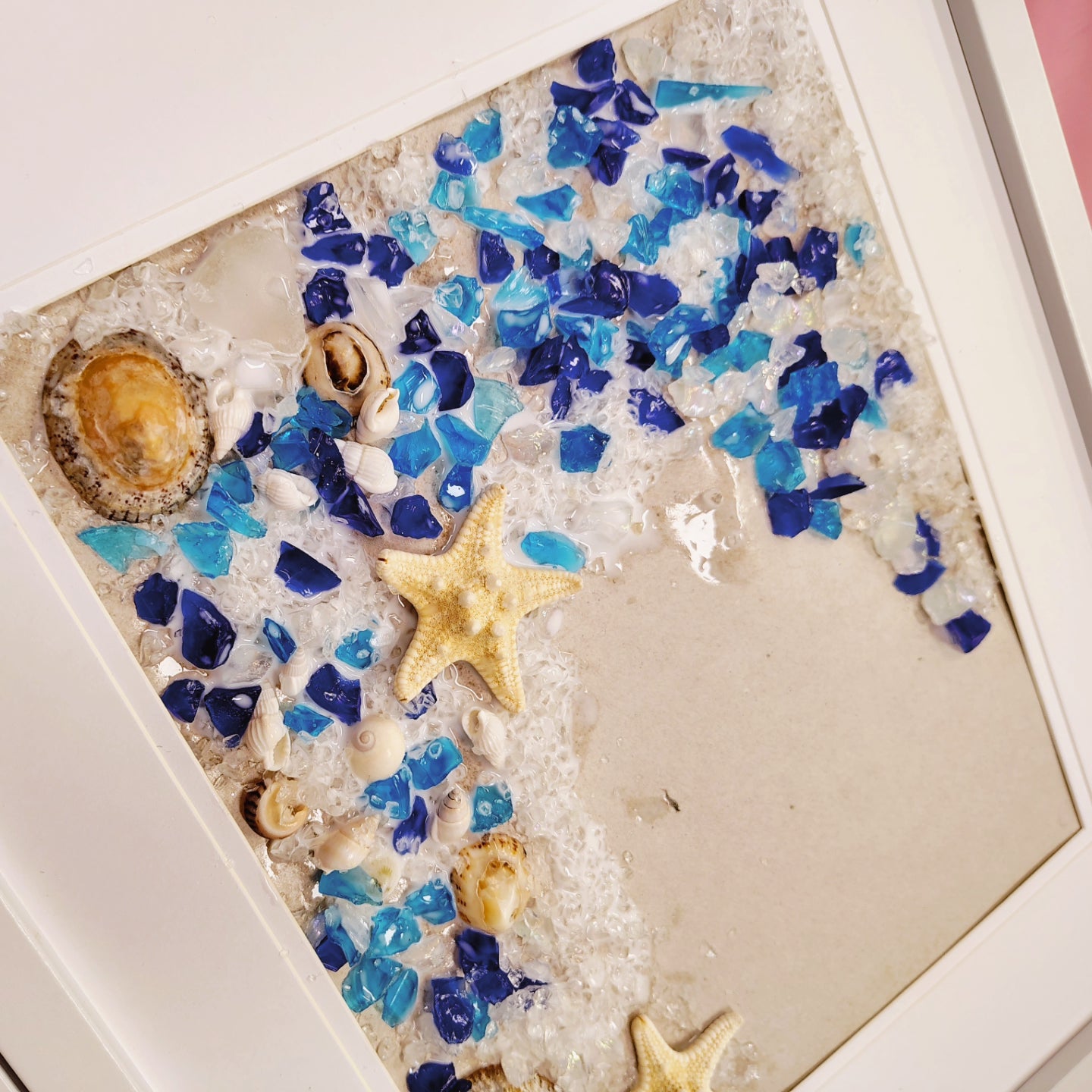 SEA GLASS FRAMED ART WORKSHOP 4th May 1pm Central Coast, NSW
